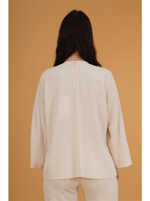 Casacca in viscosa GM by Gai Mattiolo | GM3738BURRO